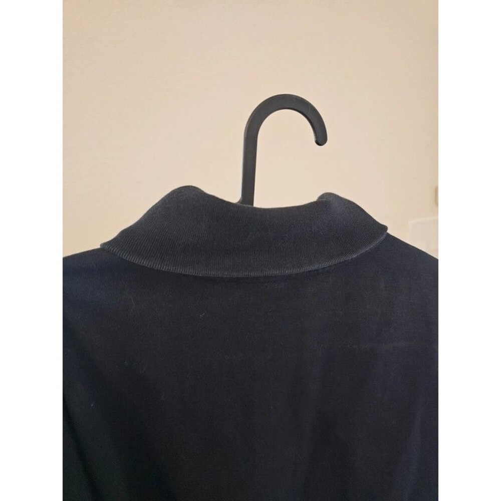 Adidas Originals Women's Lock Up Half Zip Sweatshirt Black Size S - Picture 5 of 14